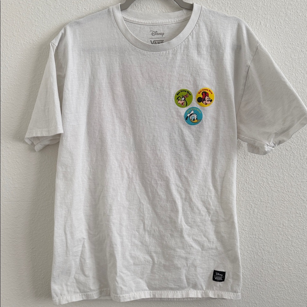 Disney x Vans Walt Disney World White Graphic T-Shirt